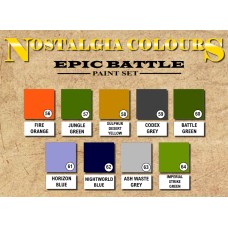 nostalgia '88 Epic Battles Paint Set - 9 bottles nostalgia '88 Epic Battles Paint Set - 9 bottles